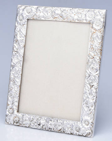 Stieff Rose (Sterling, 1892, Hollowware) Frame Holds 8 1/2" X 11"