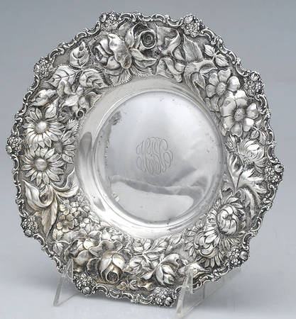 Stieff Rose (Sterling, 1892, Hollowware) 8" Bon Bon Bowl