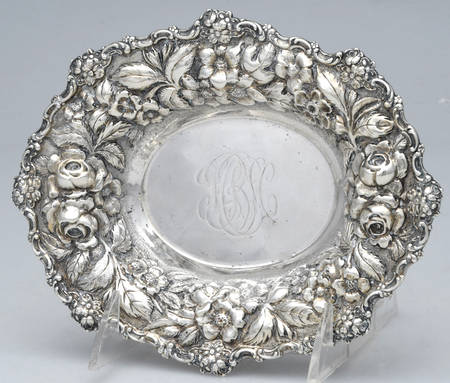 Stieff Rose (Sterling, 1892, Hollowware) 7" Bon Bon Bowl