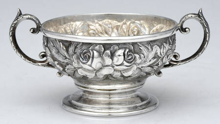 Stieff Rose (Sterling, 1892, Hollowware) Bouillon Cup (No Liner)