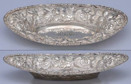 Stieff Rose (Sterling, 1892, Hollowware) 7" Bon Bon Bowl
