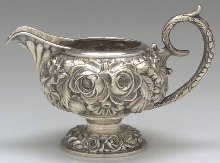 Stieff Rose (Sterling, 1892, Hollowware) Creamer