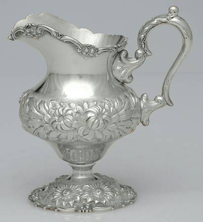 Stieff Rose (Sterling, 1892, Hollowware) Creamer