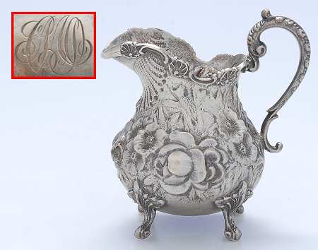 Stieff Rose (Sterling, 1892, Hollowware) Mini Creamer