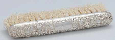 Stieff Rose (Sterling, 1892, Hollowware) 6" Hat Brush