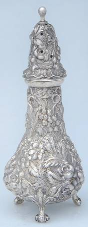 Stieff Rose (Sterling, 1892, Hollowware) Salt Shaker