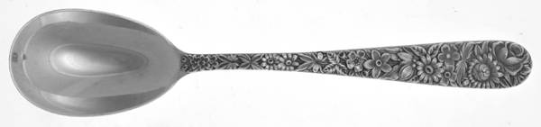 Repousse (Sterling, 1924, S.Kirk & Son, Inc.) Preserve Spoon