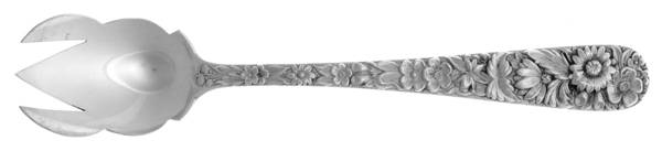 Repousse (Sterling, 1924, S.Kirk & Son, Inc.) Small Ice Cream Fork