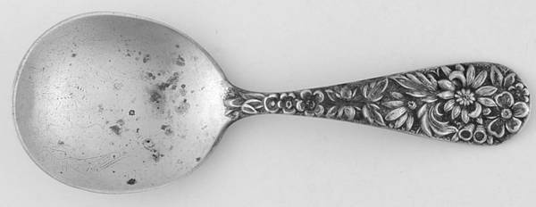 Repousse (Sterling, 1924, S.Kirk & Son, Inc.) Small Baby Spoon