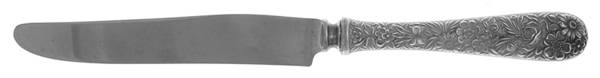 Repousse (Sterling, 1924, S.Kirk & Son, Inc.) New French Hollow Knife with Bolster