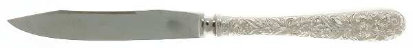 Repousse (Sterling, 1924, S.Kirk & Son, Inc.) Individual Fruit Knife with Stainless Blade