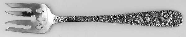 Repousse (Sterling, 1924, S.Kirk & Son, Inc.) Large Ramekin Fork