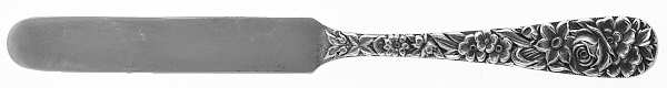Repousse (Sterling, 1924, S.Kirk & Son, Inc.) Baby Knife Solid Piece