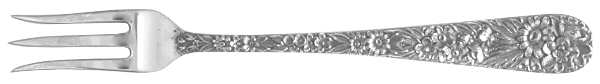 Repousse (Sterling, 1924, S.Kirk & Son, Inc.) Cocktail/Seafood Fork