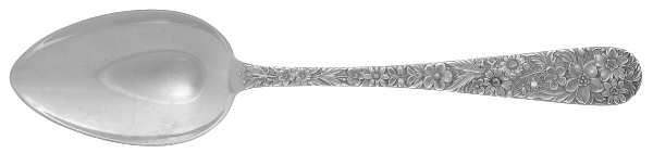 Repousse (Sterling, 1924, S.Kirk & Son, Inc.) Tablespoon (Serving Spoon) Medium