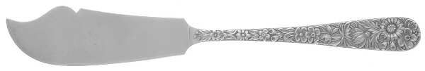 Repousse (Sterling, 1924, S.Kirk & Son, Inc.) Flat Handle Master Butter Knife