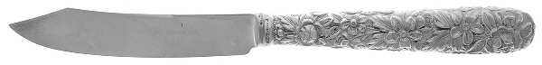 Repousse (Sterling, 1924, S.Kirk & Son, Inc.) Individual Fruit Knife with Silverplate Blade