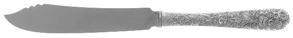 Repousse (Sterling, 1924, S.Kirk & Son, Inc.) Individual Fish Knife with Stainless Blade