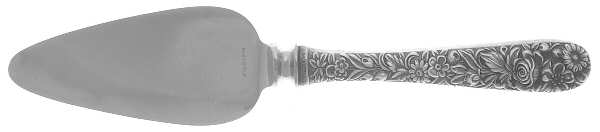 Repousse (Sterling, 1924, S.Kirk & Son, Inc.) Cheese Server with Stainless Blade