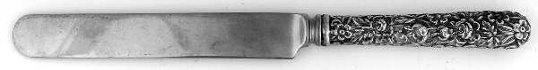 Repousse (Sterling, 1924, S.Kirk & Son, Inc.) Blunt Hollow Knife with Bolster