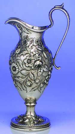 Repousse-.75 Chased (925-1000 Backstamp) Creamer