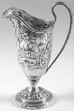 Repousse-Full Chsd-Landsc(925-1000) Creamer
