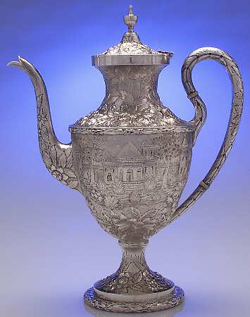 Repousse-Full Chsd-Landsc(925-1000) by Kirk Stieff