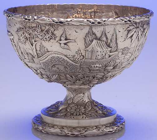 Repousse-Full Chsd-Landsc(925-1000) Waste Bowl