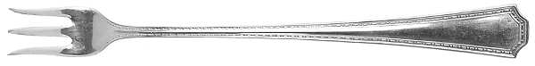Knp1 (Silverplate) Cocktail/Seafood Fork by Kenilworth