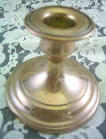 106 (Sterling, Hollowware) Weighted Console Candleholder