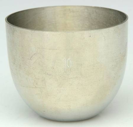Jefferson Cup (Pewter, Hollowware) Monogrammed Jefferson Cup