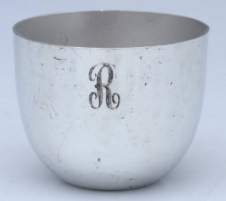 Jefferson Cup (Pewter, Hollowware) Monogrammed Jefferson Cup