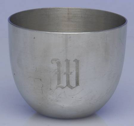 Jefferson Cup (Pewter, Hollowware) Monogrammed Jefferson Cup