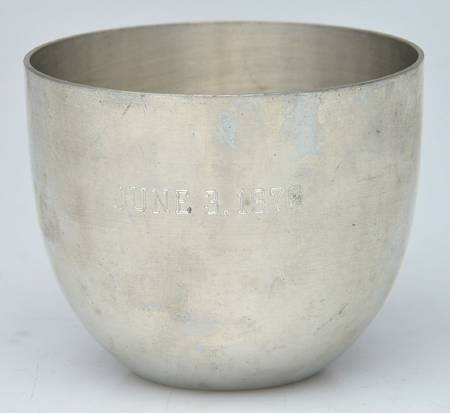 Jefferson Cup (Pewter, Hollowware) Monogrammed Jefferson Cup