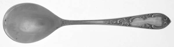 KKM1 (Silverplate) Solid Salad Serving Spoon