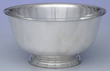 Paul Revere Bowl (Sterling, Hollowware) 9"  Paul Revere Bowl & Glass Liner