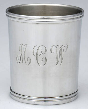 P100 (Pewter, Hollowware) Pewter Washington Camp Cup