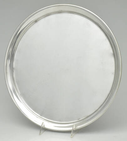 602 (Pewter, Hollowware) 13" Round Tray