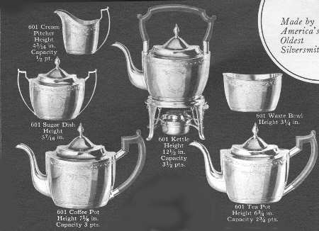 601 (Sterling, Hollowware) by Kirk Stieff