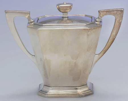 KUY3 (Sterling, Hollowware) Sugar Bowl & Lid