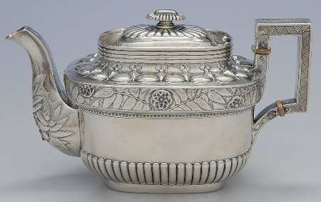 445 (Sterling, Hollowware) Teapot