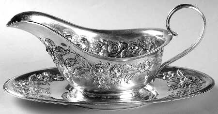 Rose (Sterling, Hollowware) by Kirk Stieff