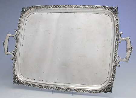 4597 (Sterling, Hollowware) Large Waiter Tray by Koch & Bergfeld