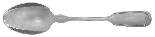 Fiddle Thread (Stainless) Place/Oval Soup Spoon by Leonard Silver Mfg Co