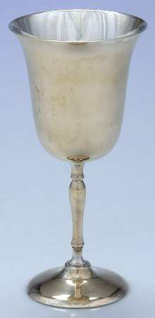 Silverplate Hollowware Water Goblet