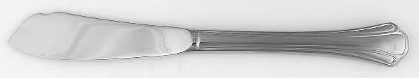 Satin Flutes (Stainless) Hollow Handle Master Butter Knife