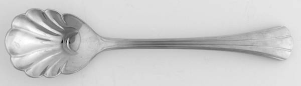 Satin Flutes (Stainless) Sugar Shell Spoon
