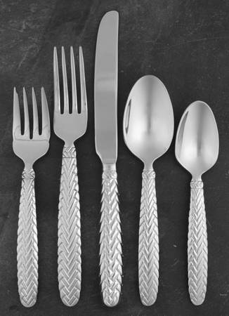 Equestrian Braid (Stainless) 5 Piece Place Setting by Ralph Lauren Flatware