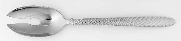 Equestrian Braid (Stainless) Solid Salad Serving Fork
