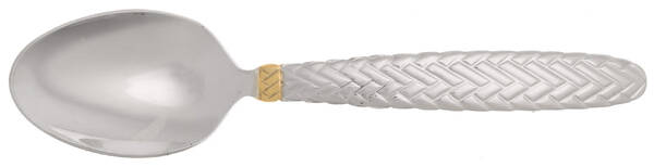 Golden Equestrian Braid (Stainless, Gold Accent) Sugar Spoon